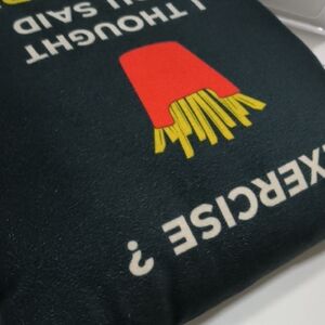 Coach Black Pillow with Red and Yellow Design